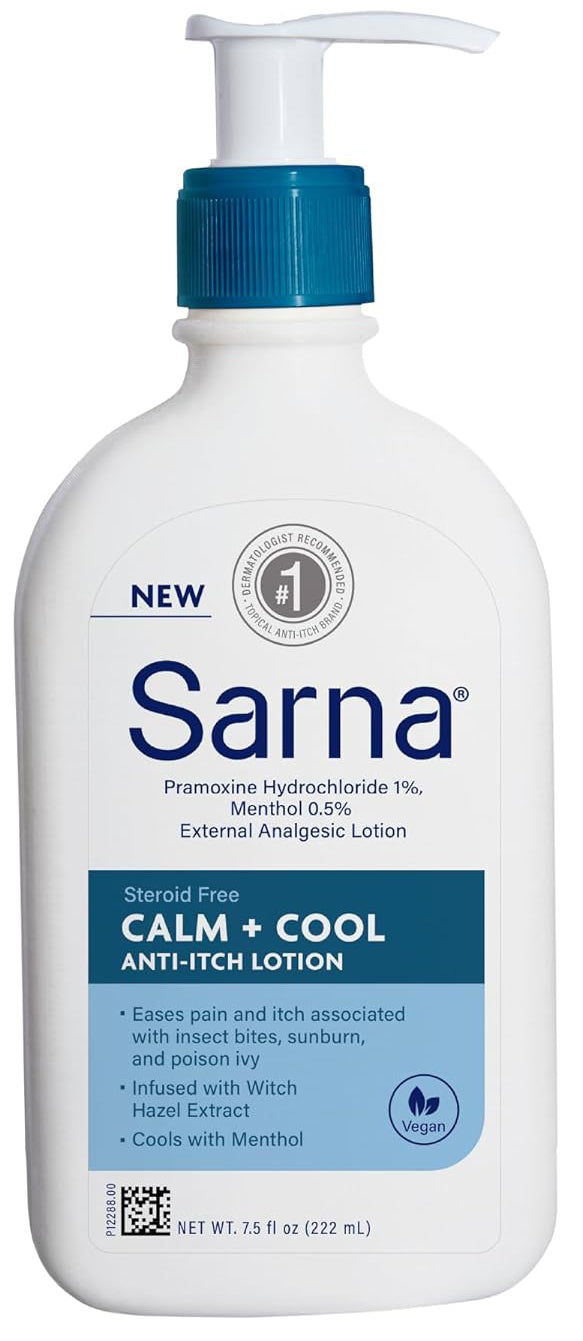 Sarna Calm + Cool Anti-Itch Lotion of PUPPP Rash Relief